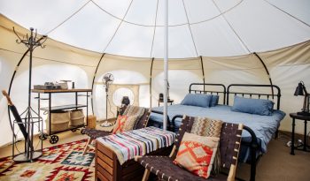 glamping-style