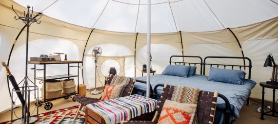 glamping-style